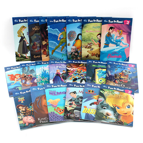 Disney Fun to Read 3단계 Book Full Set (20종) (Paperback)