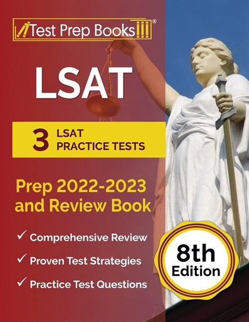 LSAT Prep 2022-2023: 3 LSAT Practice Tests and Review Book [8th Edition] (Paperback)