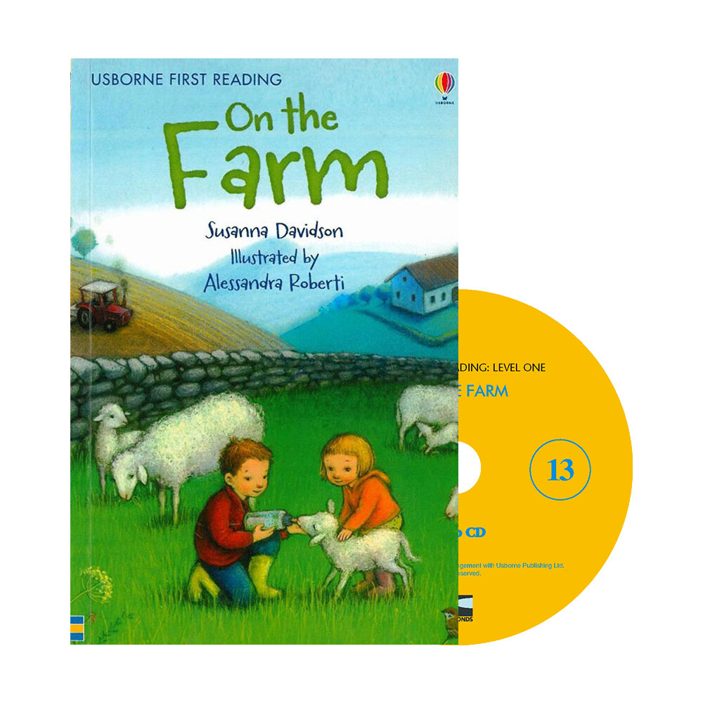 Usborne First Reading Set 1-13 : On the Farm (Paperback + CD)