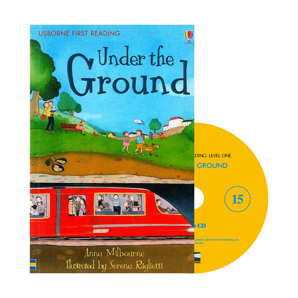 Usborne First Reading Set 1-15 : Under the Ground (Paperback + CD)