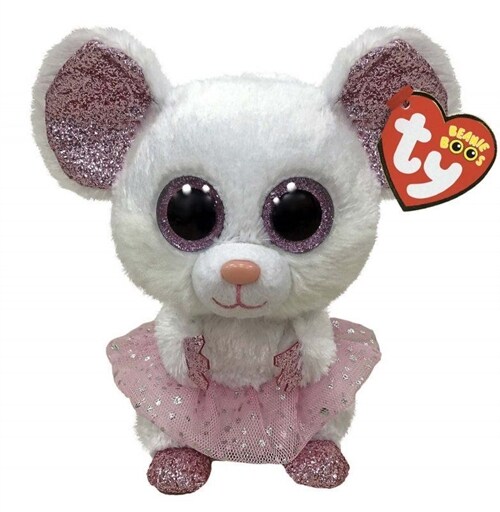 Ty Nina Mouse with Tutu - Beanie Boo - Reg (Toy)