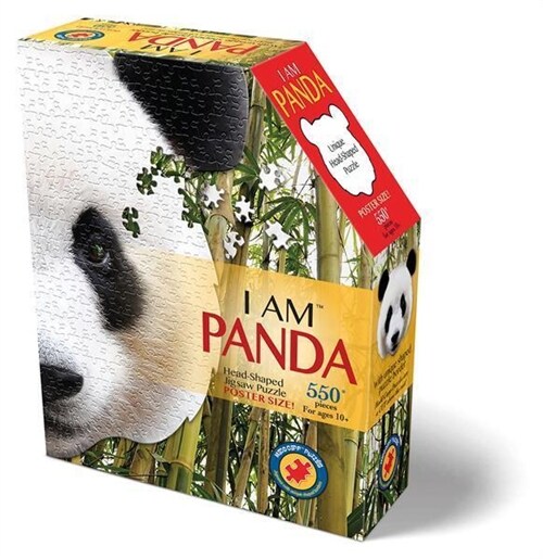 Konturpuzzle Panda 550 Teile (Puzzle) (Game)
