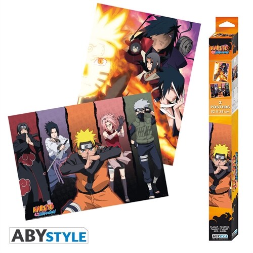 ABYstyle - Naruto 2er Set Chibi Posters (Poster)