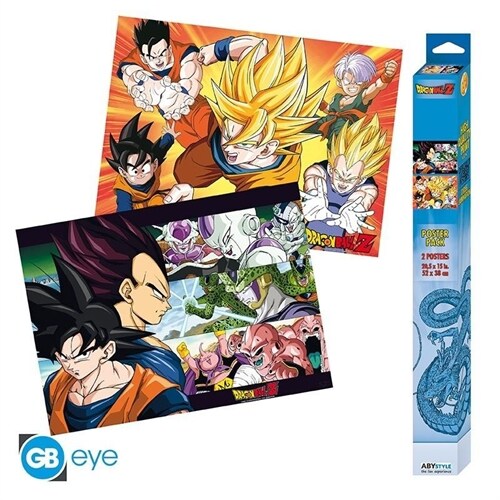 ABYstyle - Dragon Ball Saiyans Chibi Poster Set (Poster)