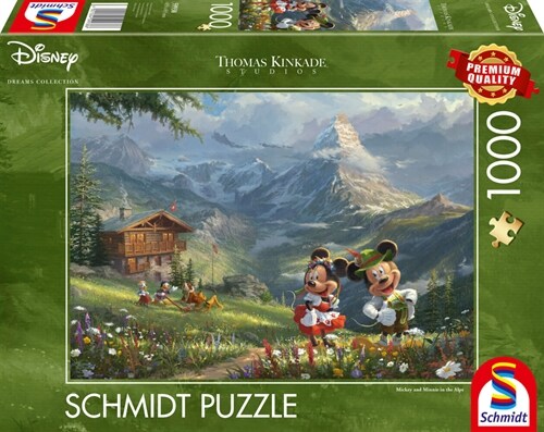 [중고] Disney, Mickey & Minnie in den Alpen (Puzzle) (Game)