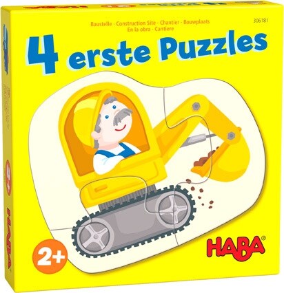 4 erste Puzzles, Baustelle (Kinderpuzzle) (Game)