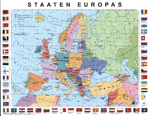 Lernpuzzle Staaten Europas (Game)