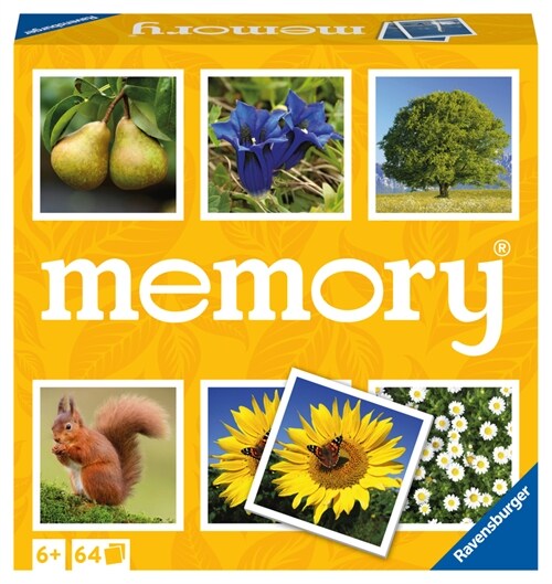 Ravensburger Natur memory® - 20881 - der Spieleklassiker fur alle Naturfreunde, Merkspiel fur 2-8 Spieler ab 6 Jahren (Game)