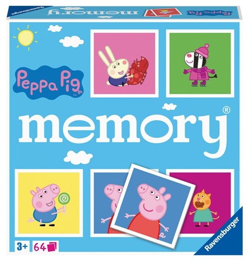 Ravensburger - 20886 - Peppa Pig memory®, der Spieleklassiker fur alle Fans der TV-Serie Peppa Pig, Merkspiel fur 2-8 Spieler ab 3 Jahren (Game)