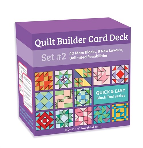 Quilt Builder Card Deck Set #2 : 40 New Blocks, 8 New Layouts, Unlimited Possibilities (Other)