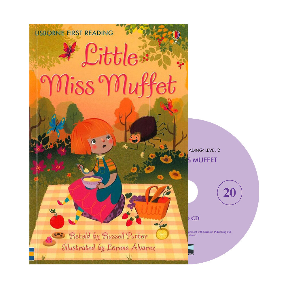 Usborne First Reading Set 2-20 : Little Miss Muffet (Paperback + CD)