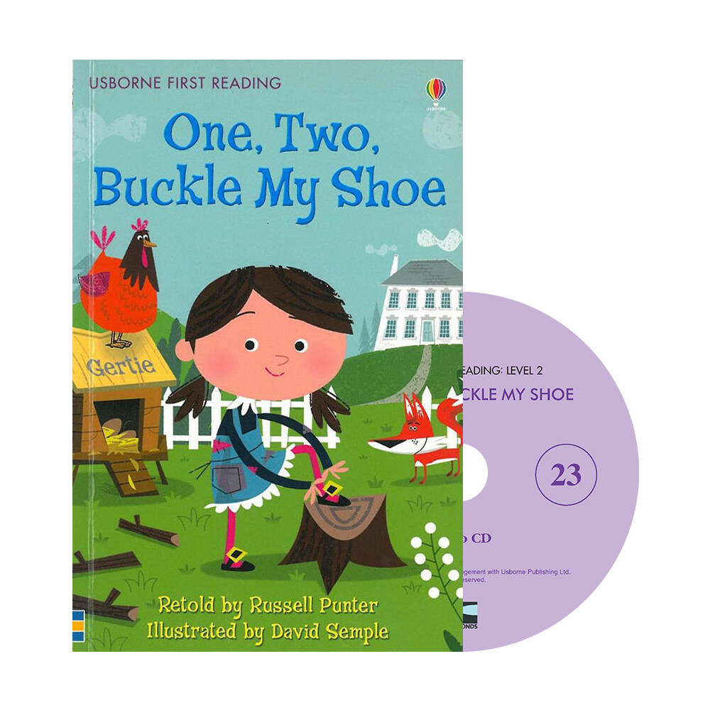 Usborne First Reading Set 2-23 : One, Two, Buckle My Shoe (Paperback + CD)