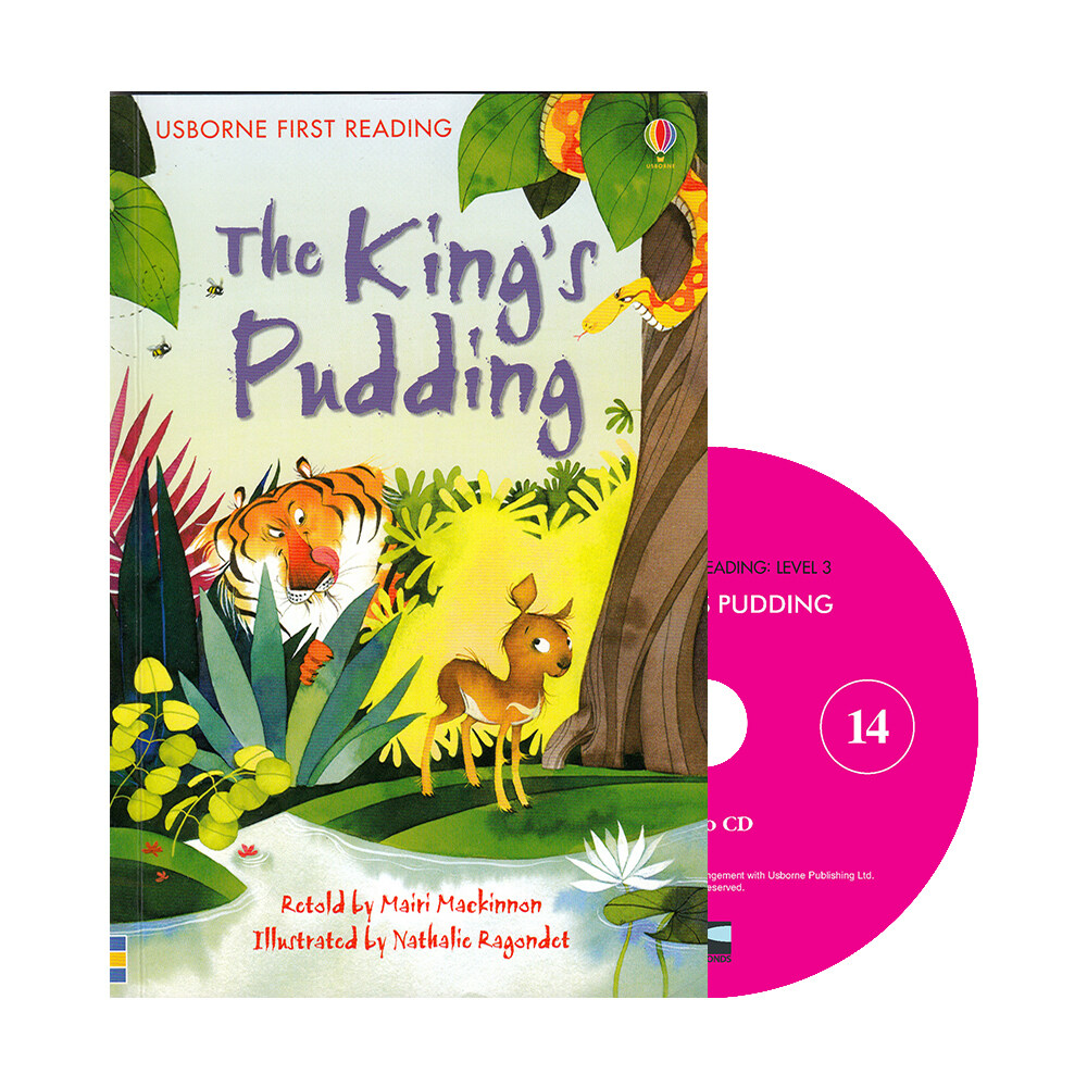 Usborne First Reading Set 3-14 : Kings Pudding (Paperback + CD)