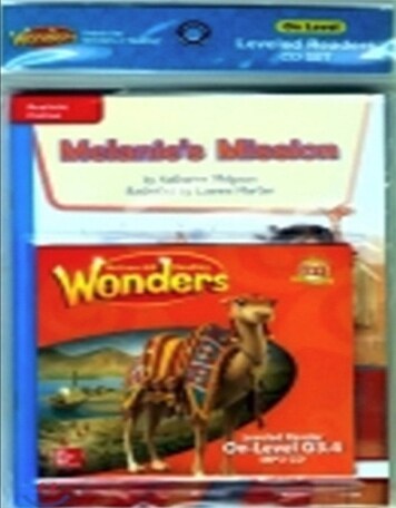 Wonders Leveled Reader On-Level 3.4 with MP3 CD◆
