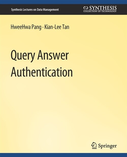 Query Answer Authentication (Paperback)