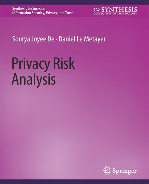 Privacy Risk Analysis (Paperback)