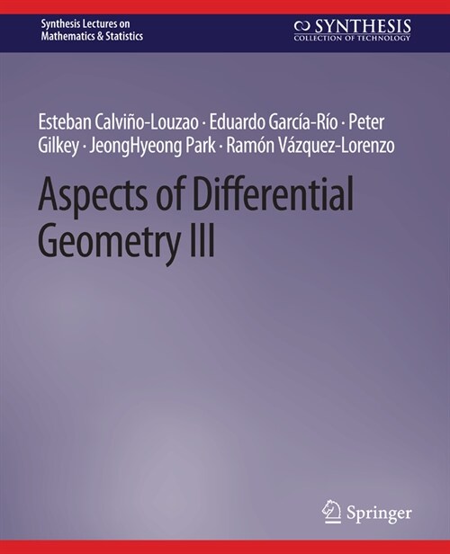 Aspects of Differential Geometry III (Paperback)