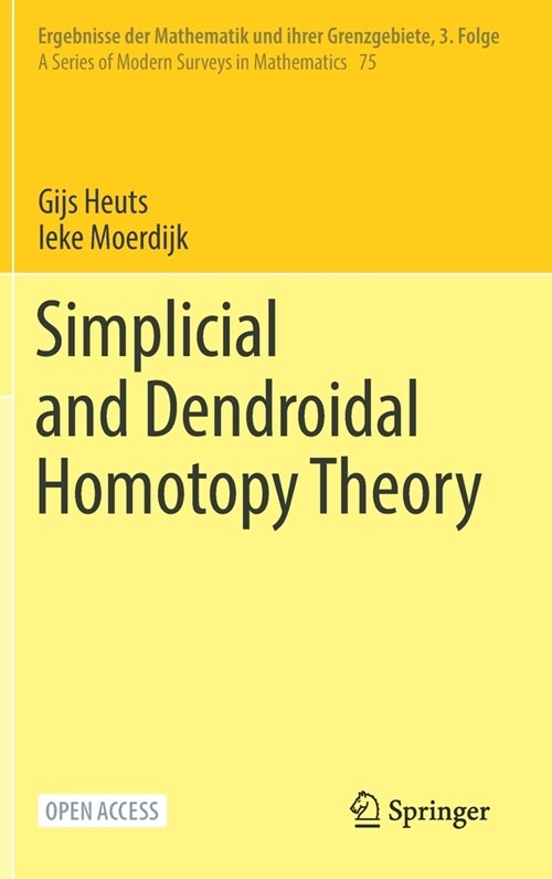 Simplicial and Dendroidal Homotopy Theory (Hardcover)