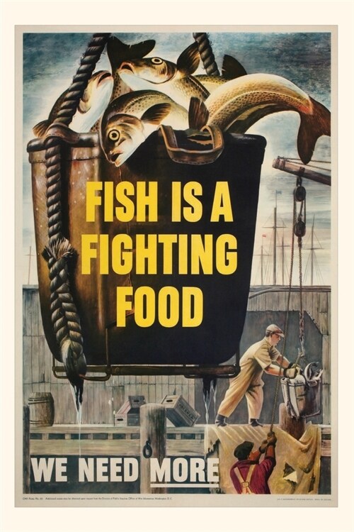 Vintage Journal Fish is a Fighting Food (Paperback)