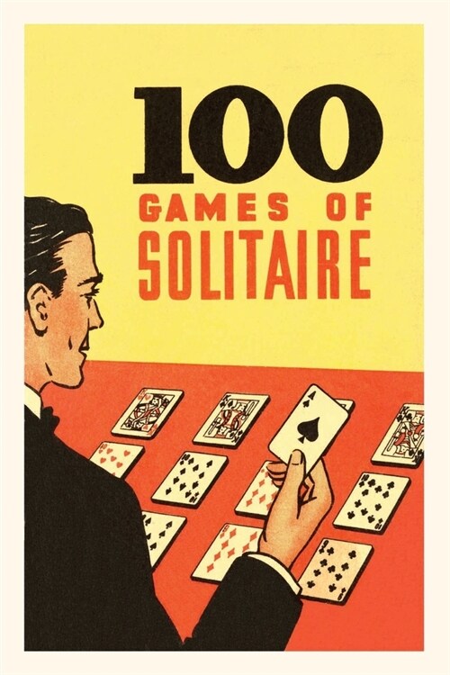 Vintage Journal 100 Games of Solitaire (Paperback)