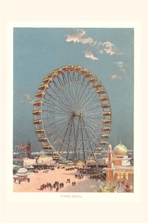 Vintage Journal Ferris Wheel, Amusement Park (Paperback)
