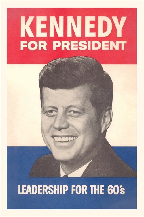 Vintage Journal JFK Election Poster (Paperback)