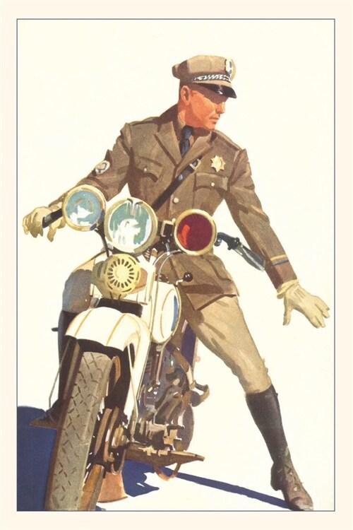 Vintage Journal Motorcycle Cop (Paperback)