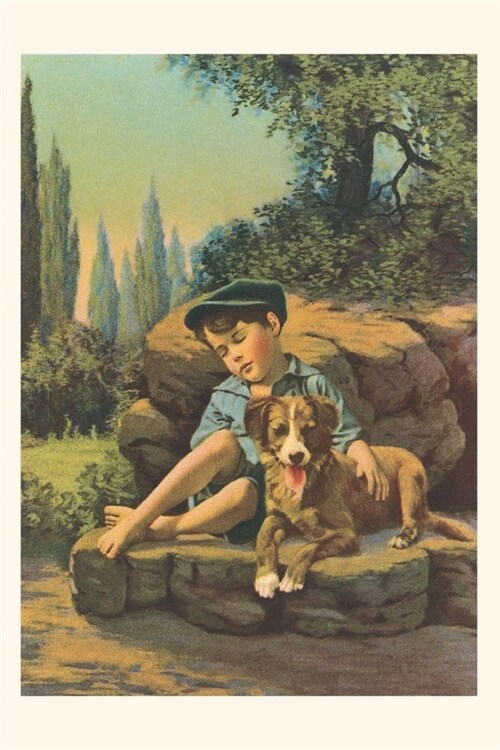 Vintage Journal Boy with Dog (Paperback)