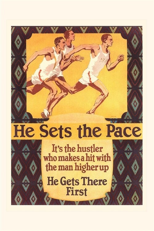 Vintage Journal He Sets the Pace, Runners (Paperback)