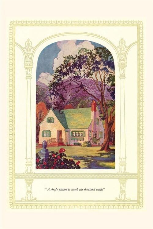 Vintage Journal Quaint Cottage House (Paperback)