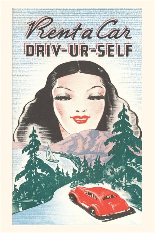 Vintage Journal Rent a Car, Driv Ur Self (Paperback)