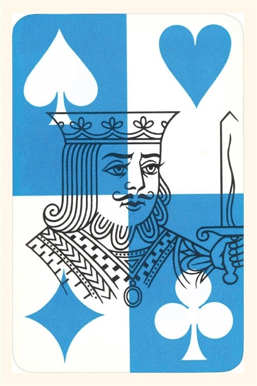 Vintage Journal Playing Card King (Paperback)