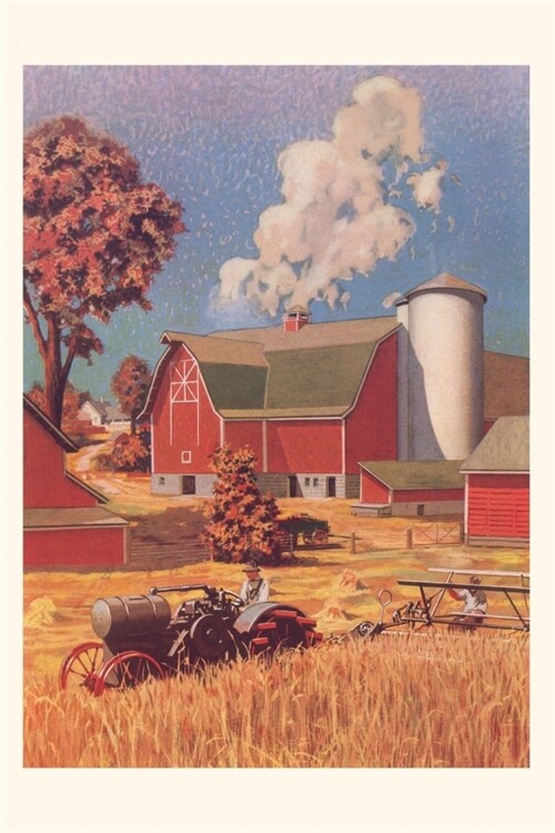 Vintage Journal Barn and Thresher (Paperback)