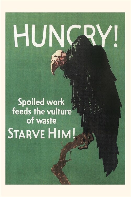 Vintage Journal Hungry Vulture Poster (Paperback)