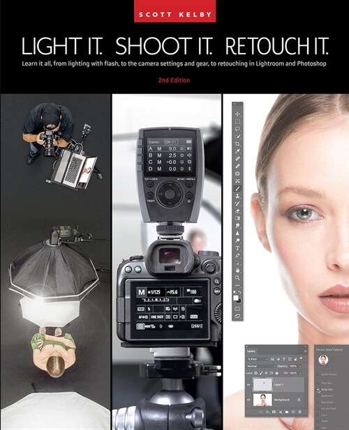 Light It, Shoot It, Retouch It (2nd Edition): Learn It All, from Lighting with Flash, to the Camera Settings and Gear, to Retouching in Lightroom and (Paperback, 2)