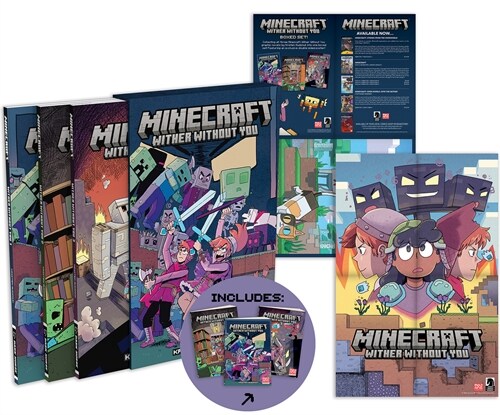 Minecraft: Wither Without You Boxed Set (Graphic Novels) (Paperback)