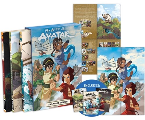 Avatar: The Last Airbender--Team Avatar Treasury Boxed Set (Graphic Novels) (Paperback)