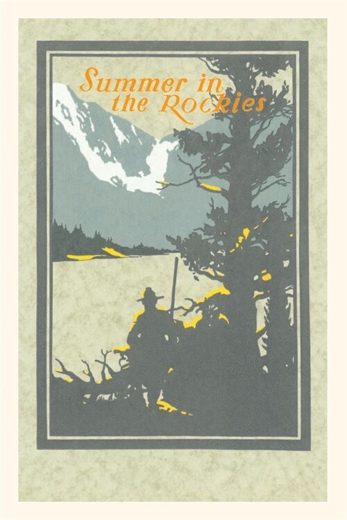 Vintage Journal Summer in the Rockies, Mountie and Pine (Paperback)