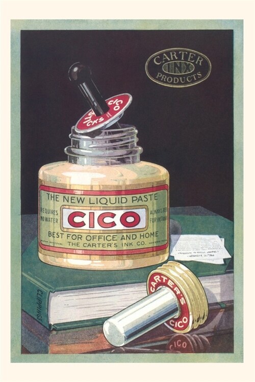 Vintage Journal Vintage Glue Advertisment (Paperback)