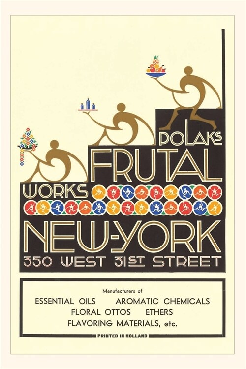 Vintage Journal Poster for Essential Oils, Etc. (Paperback)