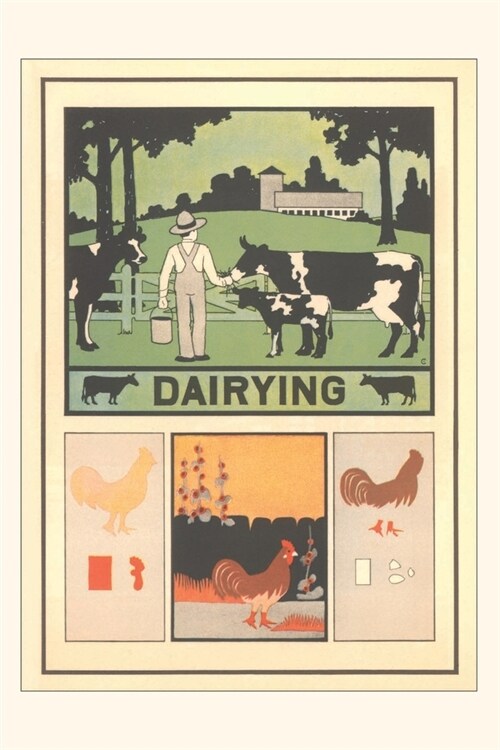 Vintage Journal Dairying Poster (Paperback)