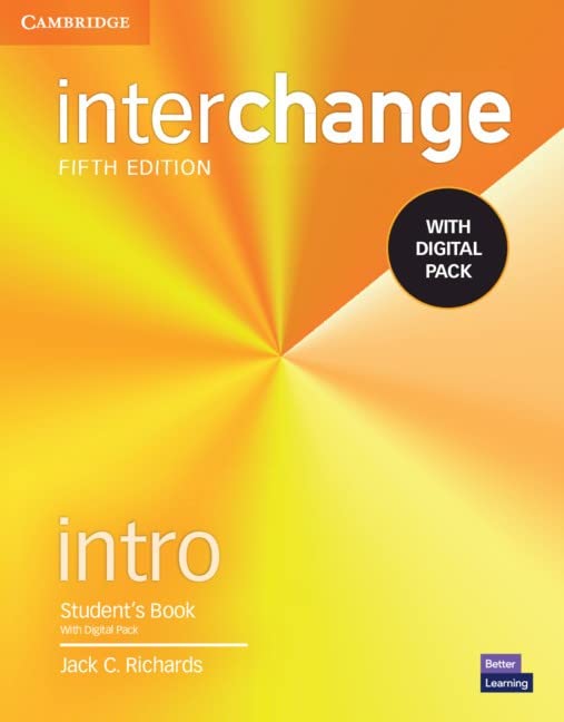 [중고] Interchange Intro Student‘s Book with Digital Pack [With eBook] (Paperback, 5, Revised)