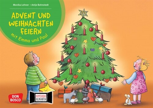 Advent und Weihnachten feiern mit Emma und Paul. Kamishibai Bildkartenset (Cards)