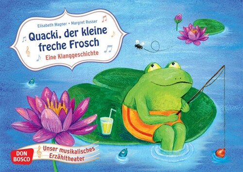 Quacki, der kleine freche Frosch. Kamishibai Bildkartenset (Cards)