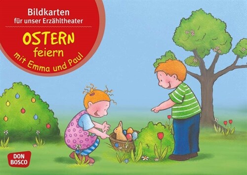 Ostern feiern mit Emma und Paul, Kamishibai Bildkartenset (Cards)