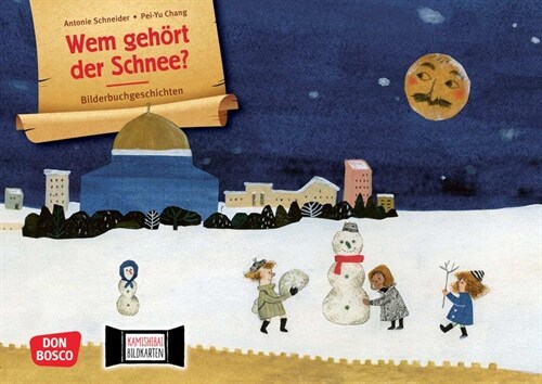 Wem gehort der Schnee Kamishibai Bildkartenset (Cards)