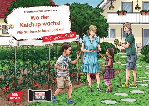 Wo der Ketchup wachst. Wie die Tomate keimt und reift. Kamishibai Bildkartenset (Cards)