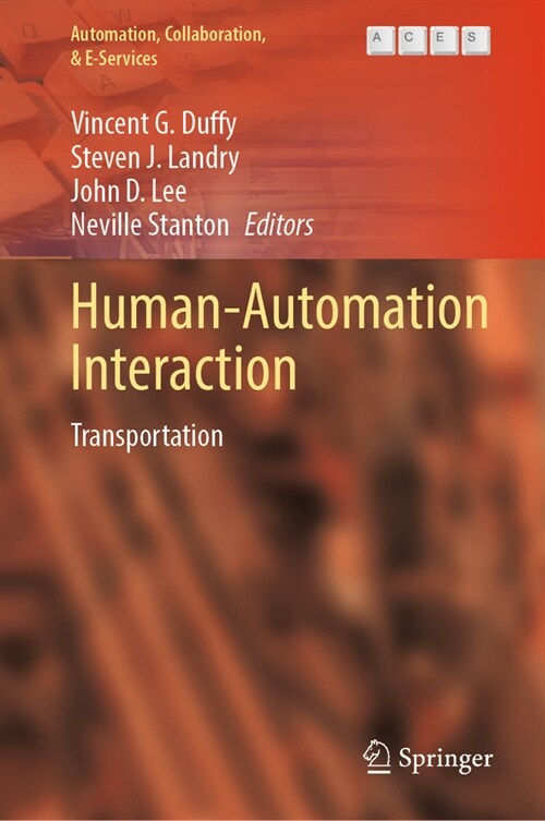 Human-Automation Interaction: Transportation (Hardcover, 2023)