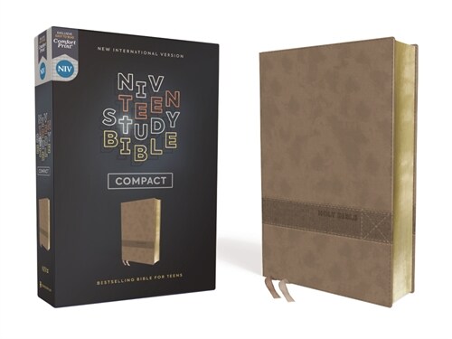 Niv, Teen Study Bible (for Life Issues You Face Every Day), Compact, Leathersoft, Brown, Comfort Print (Imitation Leather)
