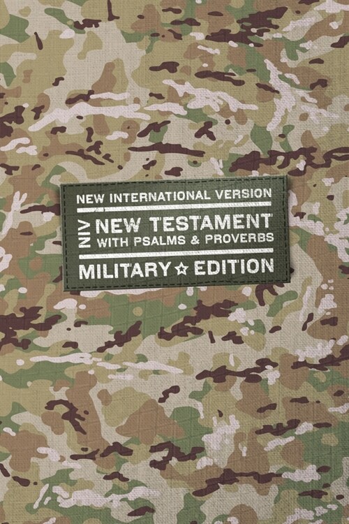 Niv, New Testament with Psalms and Proverbs, Military Edition, Compact, Paperback, Military Camo, Comfort Print (Paperback)